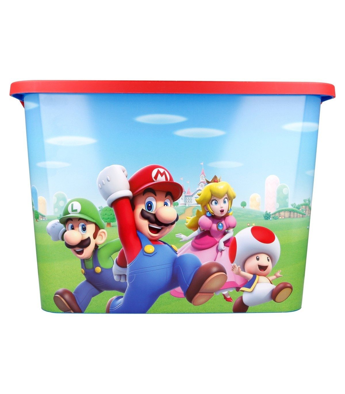 Super Mario Aufbewahrungsbox 23 l Kinderzimmer Box für Spielzeug
