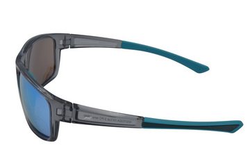 Gamswild Sportbrille UV400 Sonnenbrille Skibrille Fahrradbrille TR90/schmal Damen, Herren Modell WS7532 in grau-blau, schwarz-violett, schwarz-gold