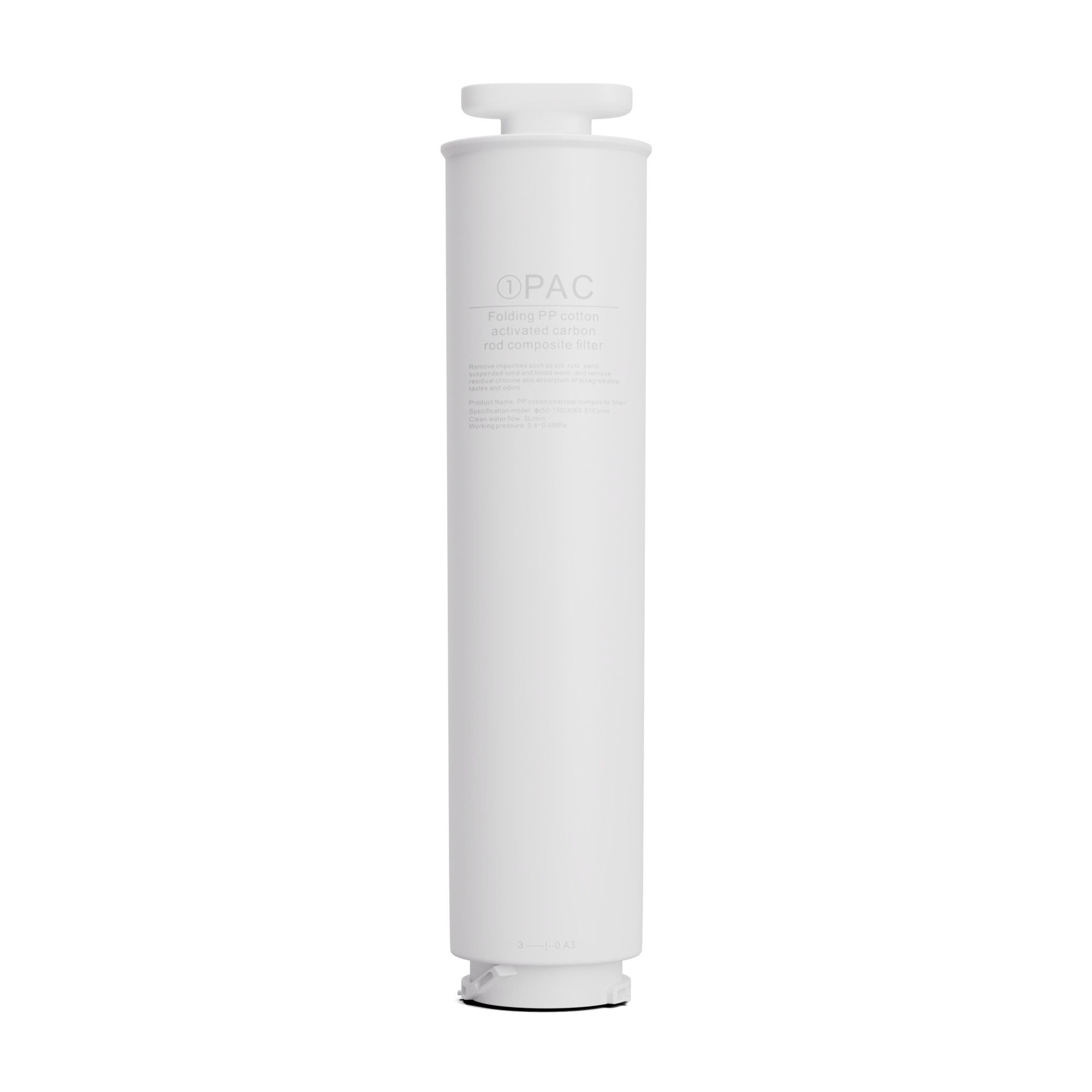 Klarstein Wasserfilter AquaFina PAC Filter, Zubehör für AquaLine PAC, 2-in-1 Filtersystem Wasseraufbereitung Aktivkohlefilter
