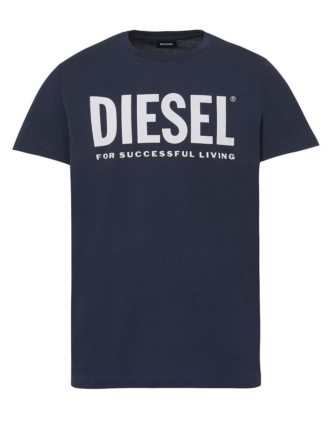 Diesel Rundhalsshirt Regular Fit Logo Shirt - T-DIEGO-LOGO 81E