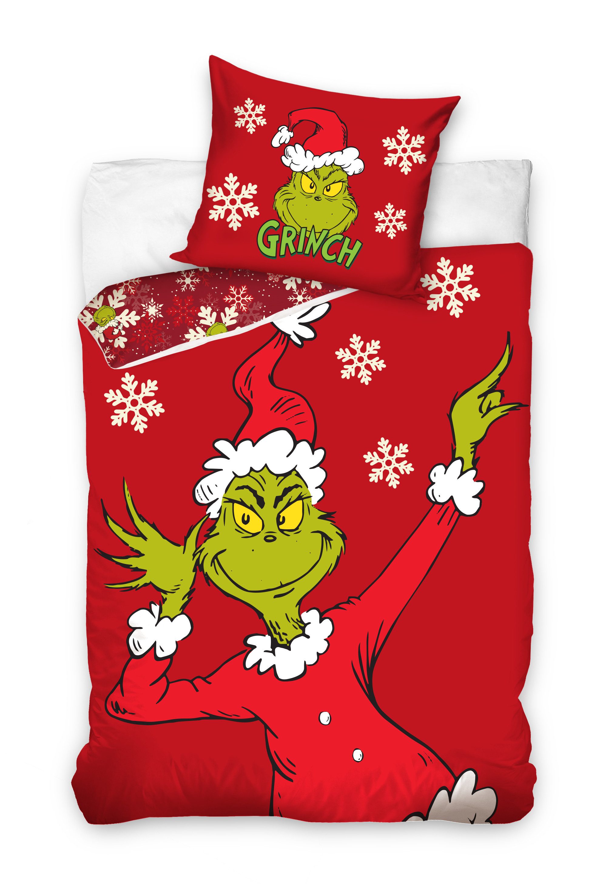The Grinch Bettwäsche The Grinch Bettwäsche 160 x 200 cm