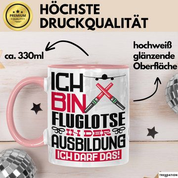 Trendation Tasse Fluglotse Ausbildung Tasse Geschenk Ich Bin Fluglotse In Der Ausbildun