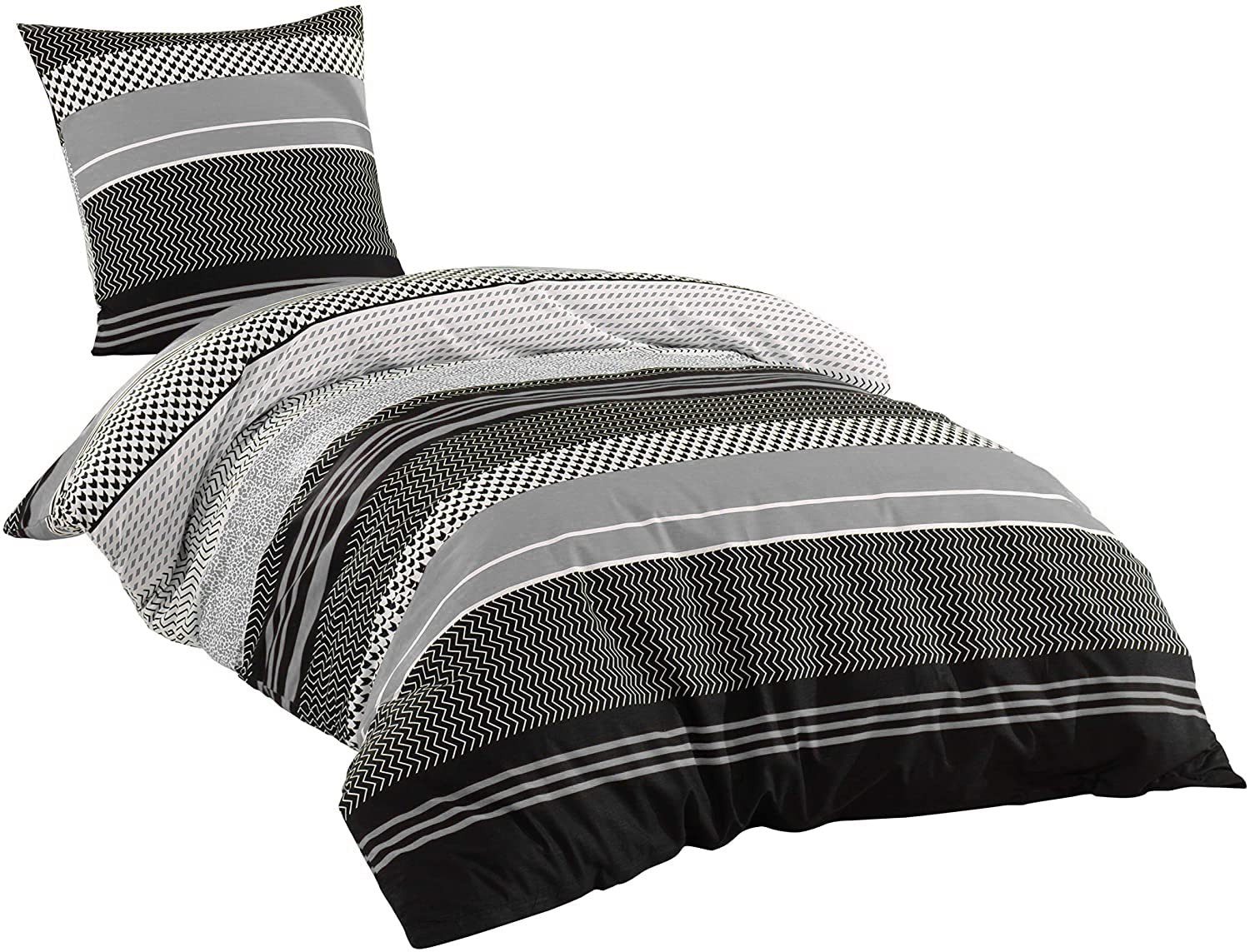 Sentidos Bettwäsche Set 135x200cm 4teilig %100 Baumwolle, Baumwolle, 2 teil günstig online kaufen