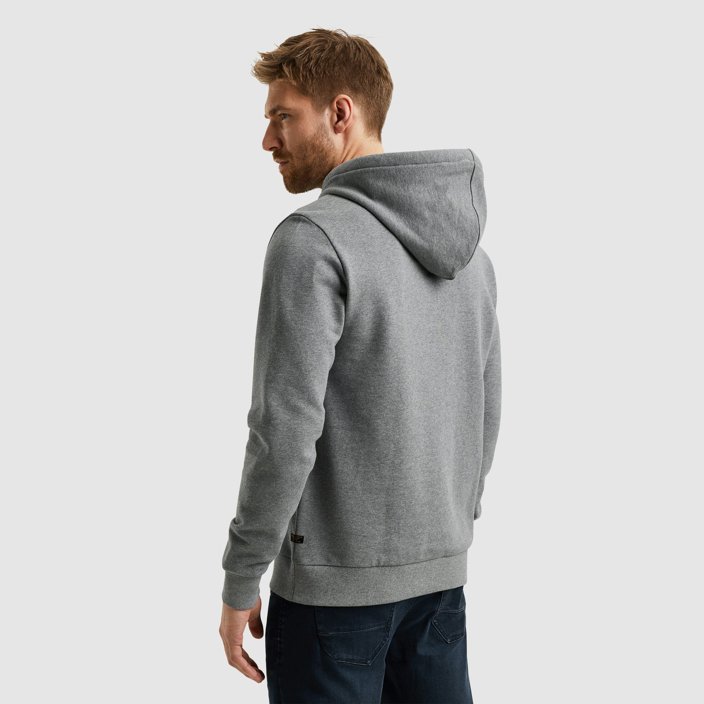 PME LEGEND Kapuzensweatshirt Hooded soft terry with logo mit Logostickerei