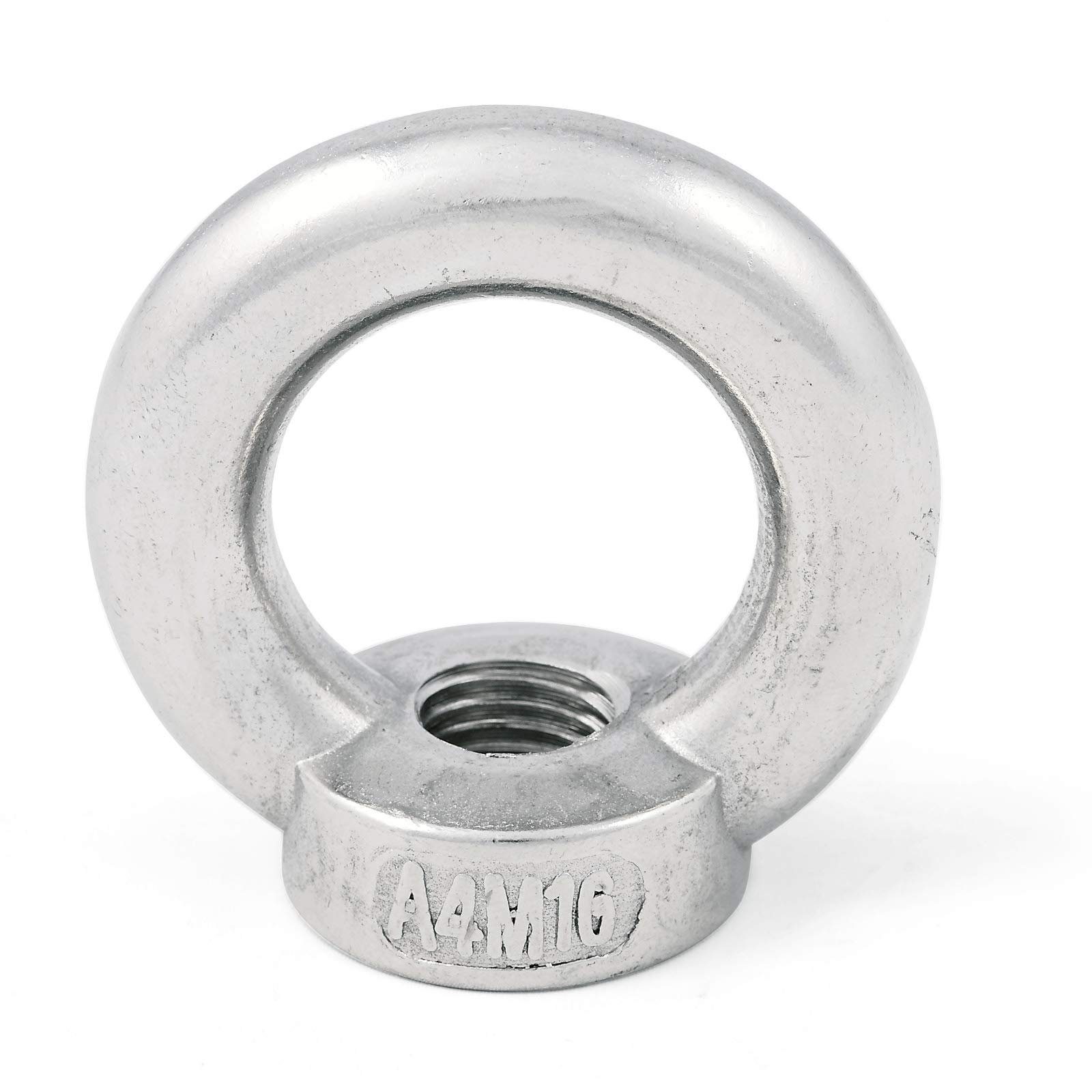 SO-TECH® Ringmutter Ringmutter M8 + M10 Edelstahl AISI 316 (V4A), (1-St), salzwasserbeständig