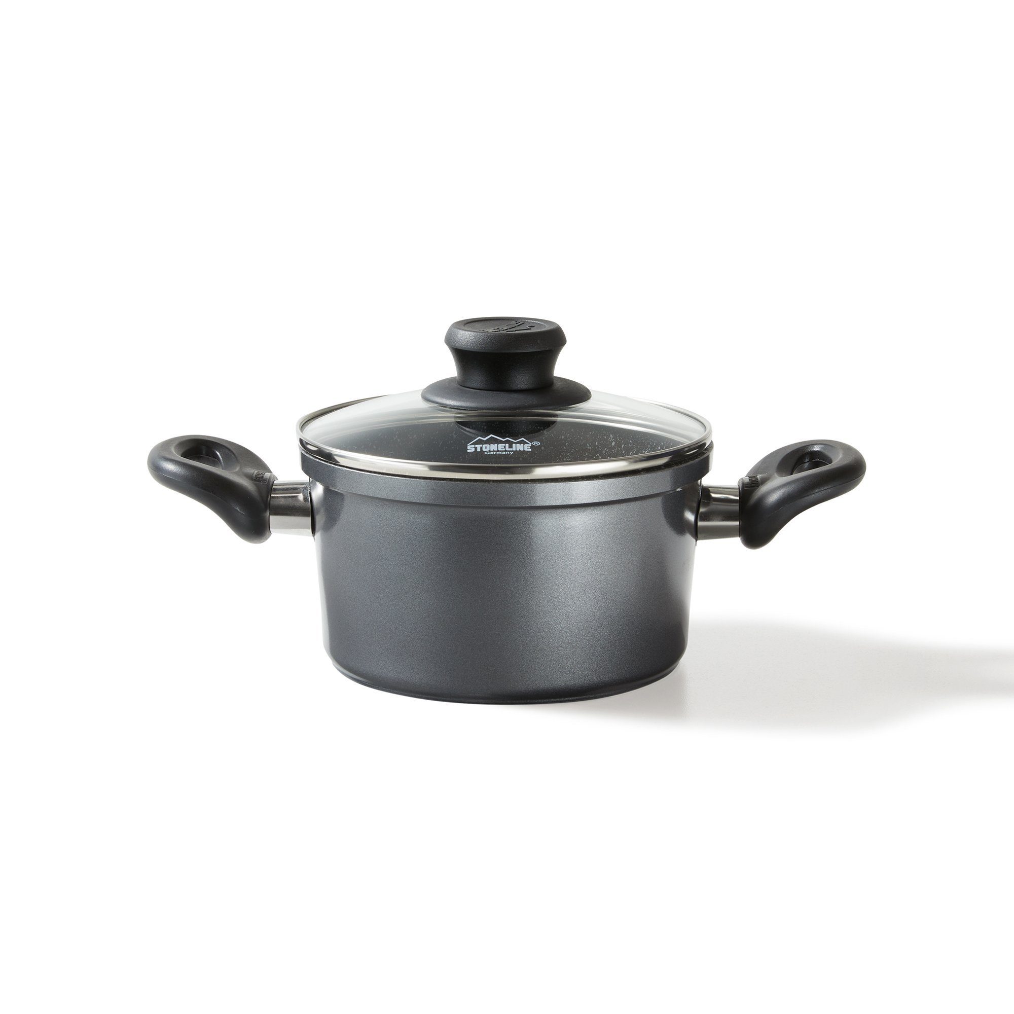 STONELINE Kochtopf, Aluminium (1-tlg), mit Glasdeckel, Induktion