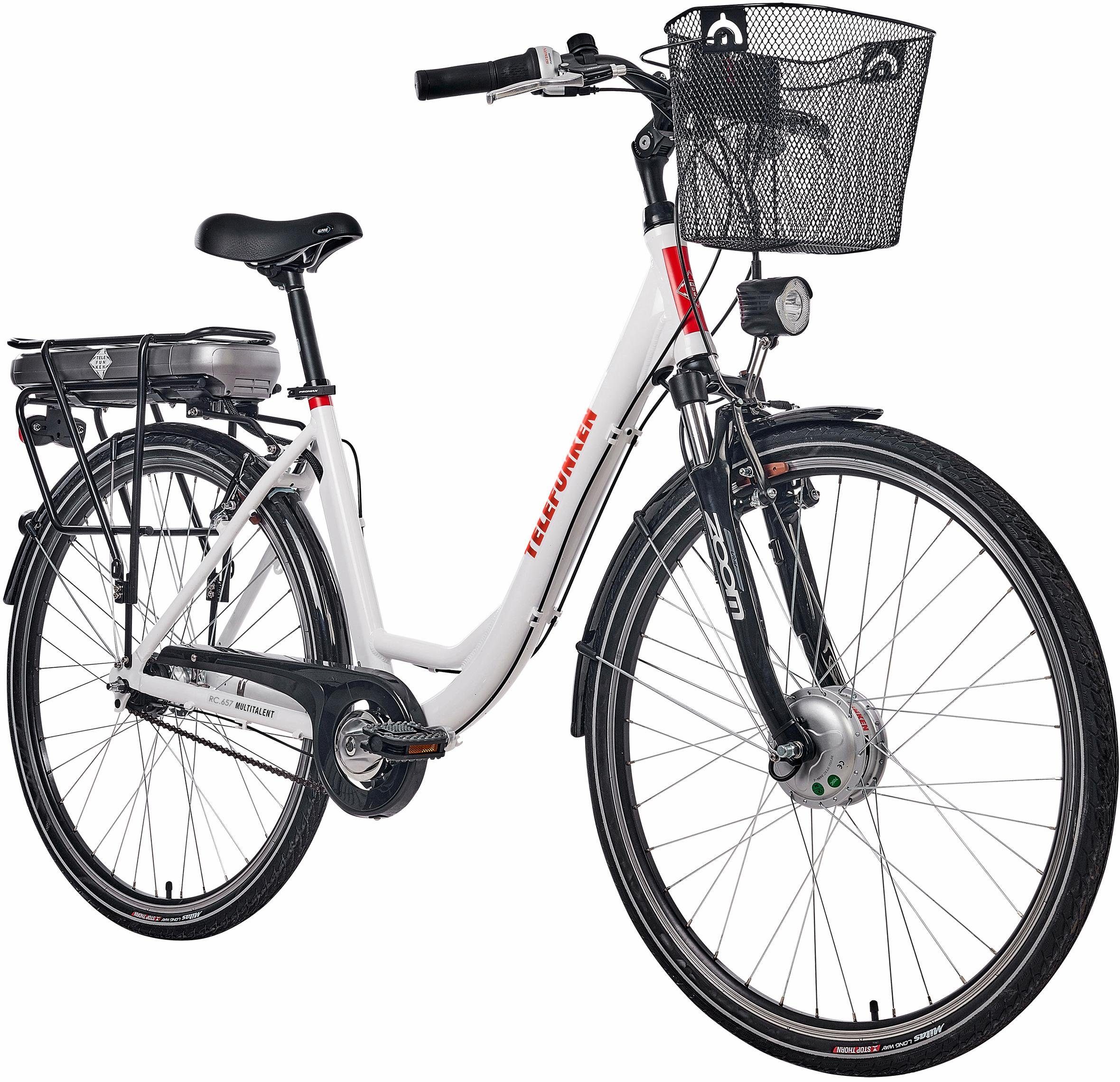 Telefunken E-Bike »RC657 Multitalent«, 7 Gang Shimano Nexus Schaltwerk, Nabenschaltung, 