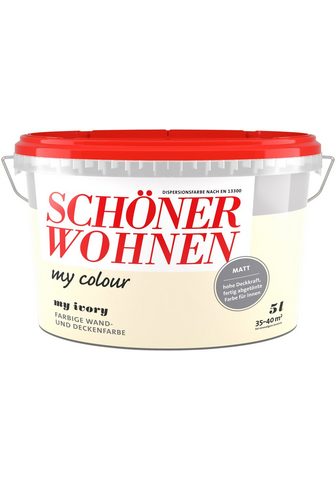 Красивый WOHNEN FARBE Wand- и Deckenfa...