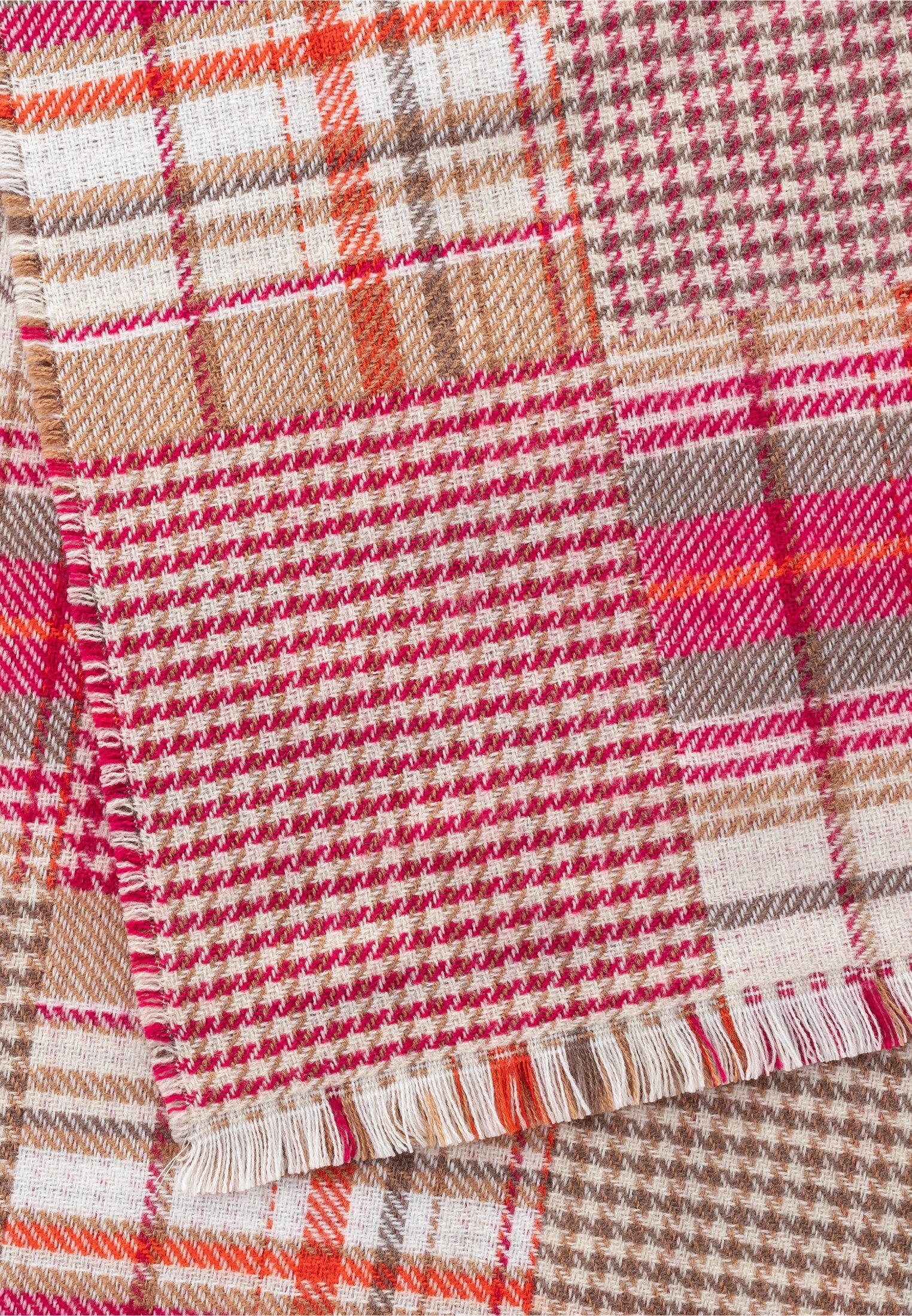 camel active Schal Feiner Webschal mit Karomuster günstig online kaufen