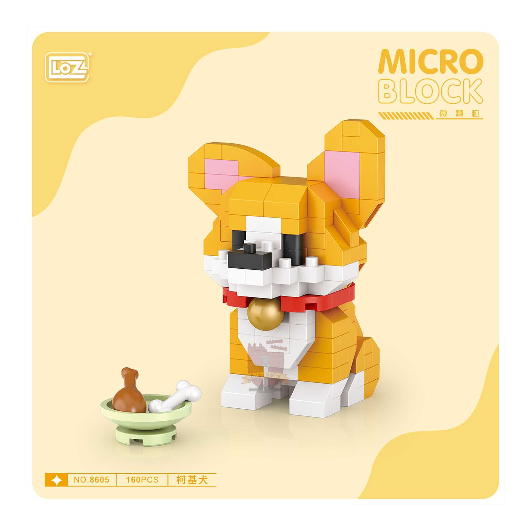 Loz 8605 - Corgi (LOZ) Spielbausteine