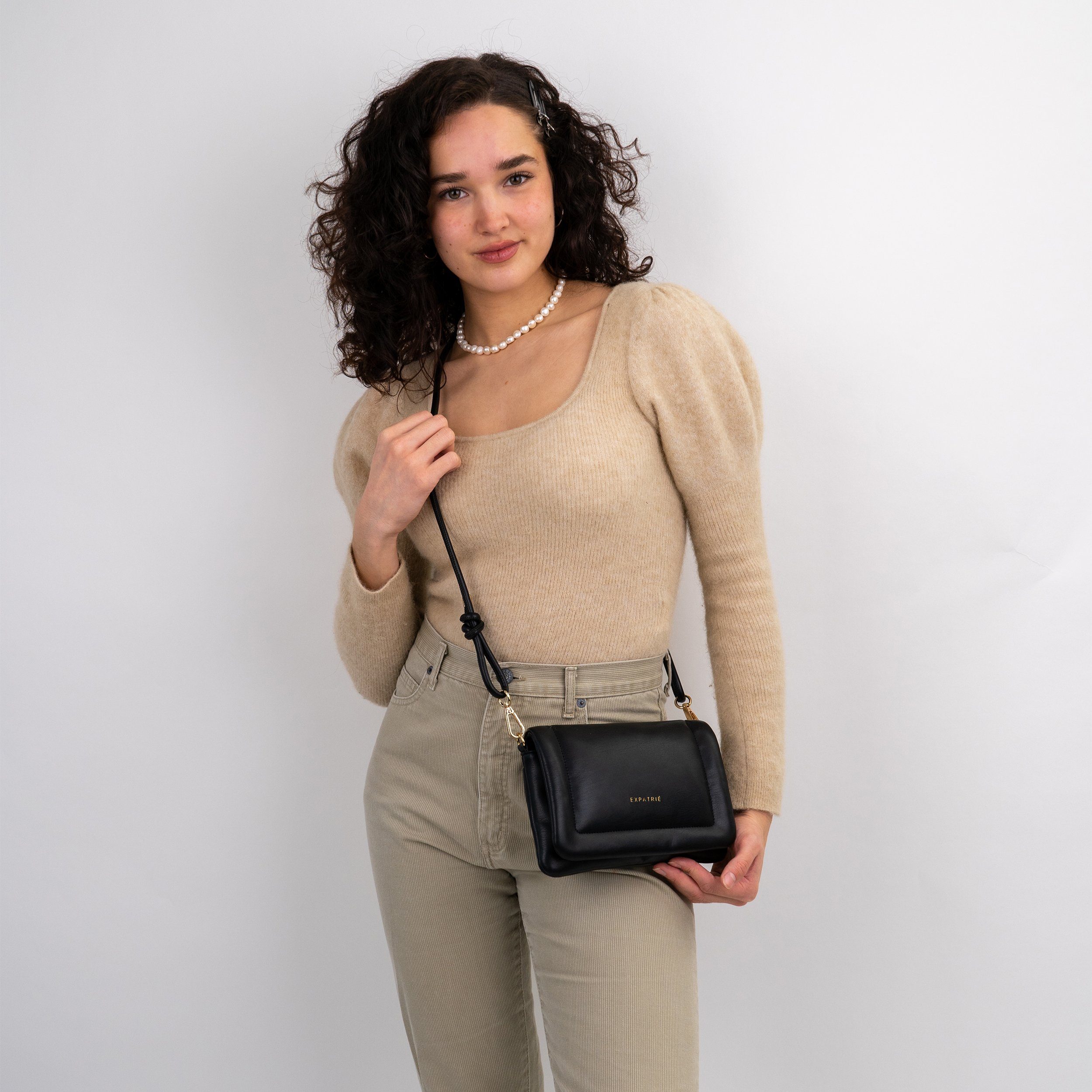 Expatrié Umhängetasche Zoe Small Handtasche Damen Stylische Tasche, Veganes günstig online kaufen