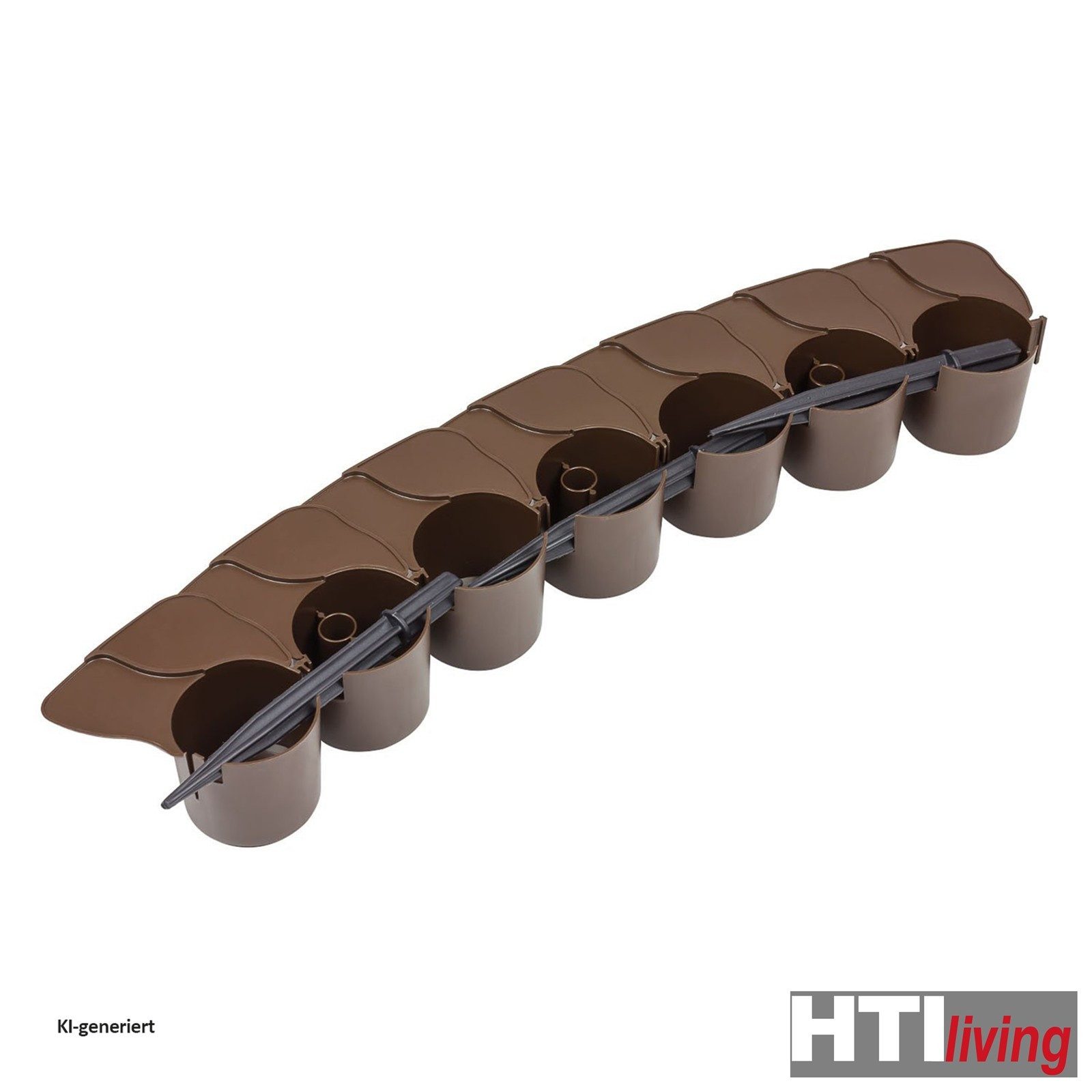 HTI-Living Rasenkante Rasenkante Palisade 4-teilig Nessa, Set, 4 Module, Beeteinfassung