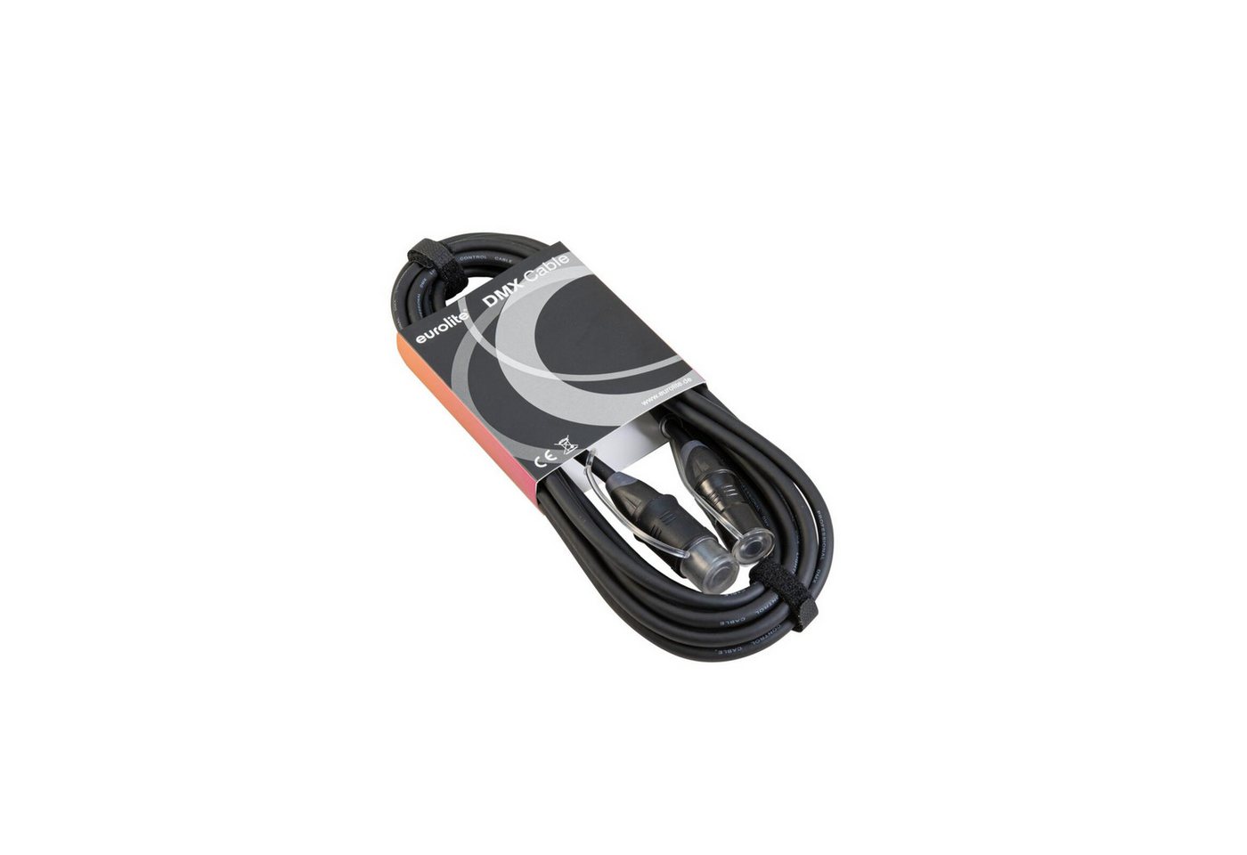Thumbnail - EUROLITE Lampen-Verbindungskabel, DMX Kabel EC-1 IP65 3pol 10m sw - DMX Kabel