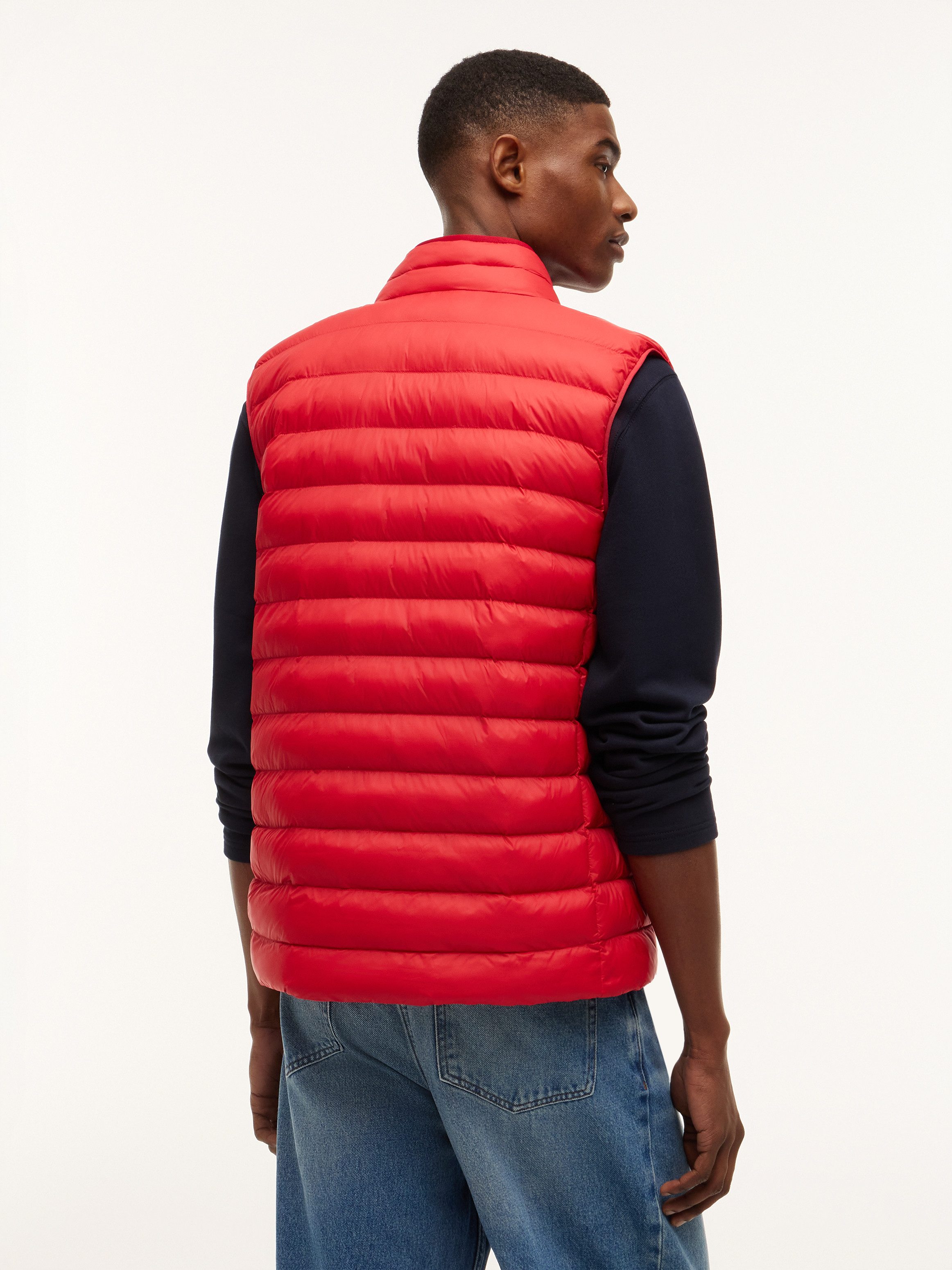 Tommy Hilfiger Steppweste PACKABLE RECYCLED VEST mit Logostickerei
