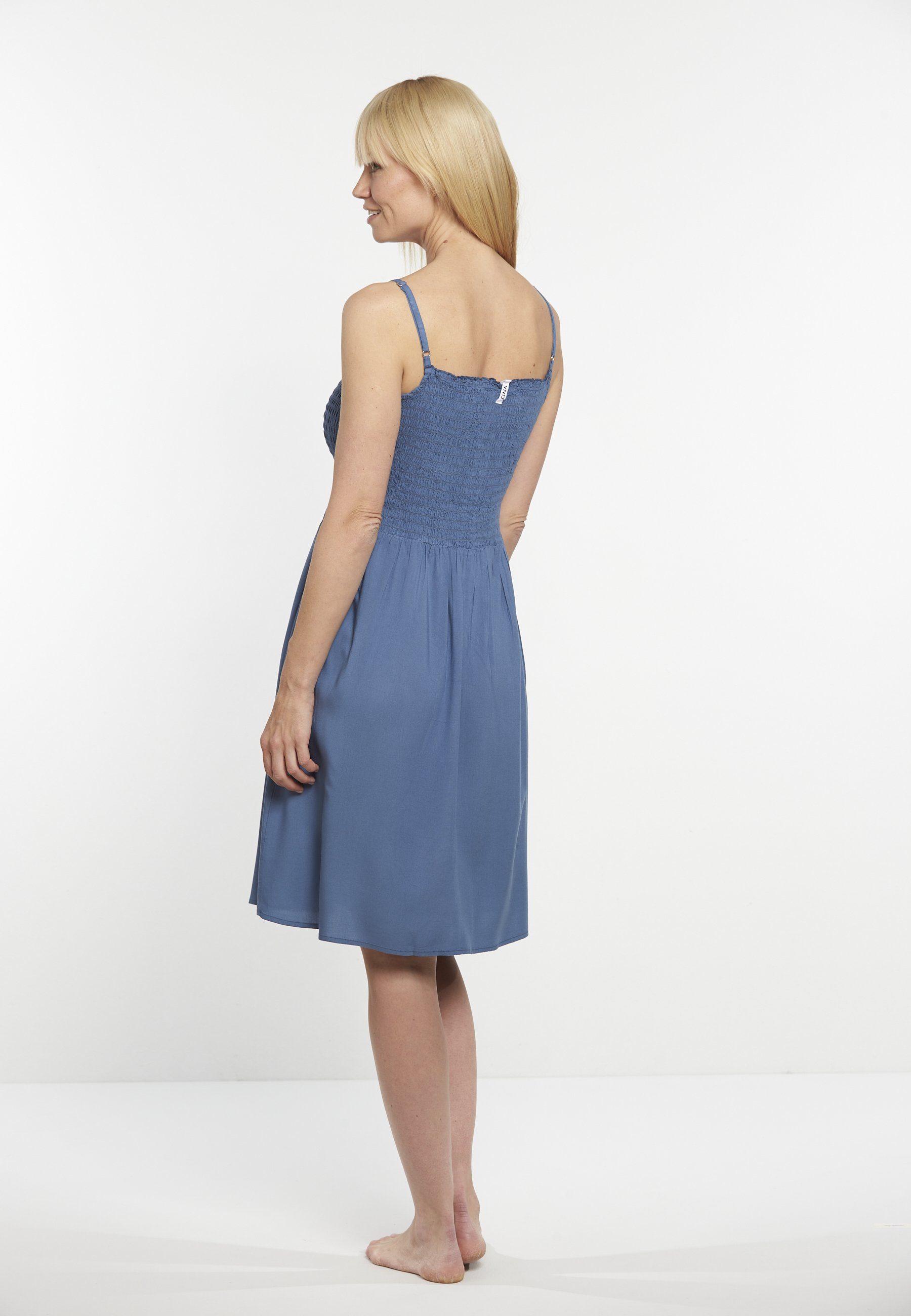 Kleid VIVID Strandkleid hellblau (1-tlg)