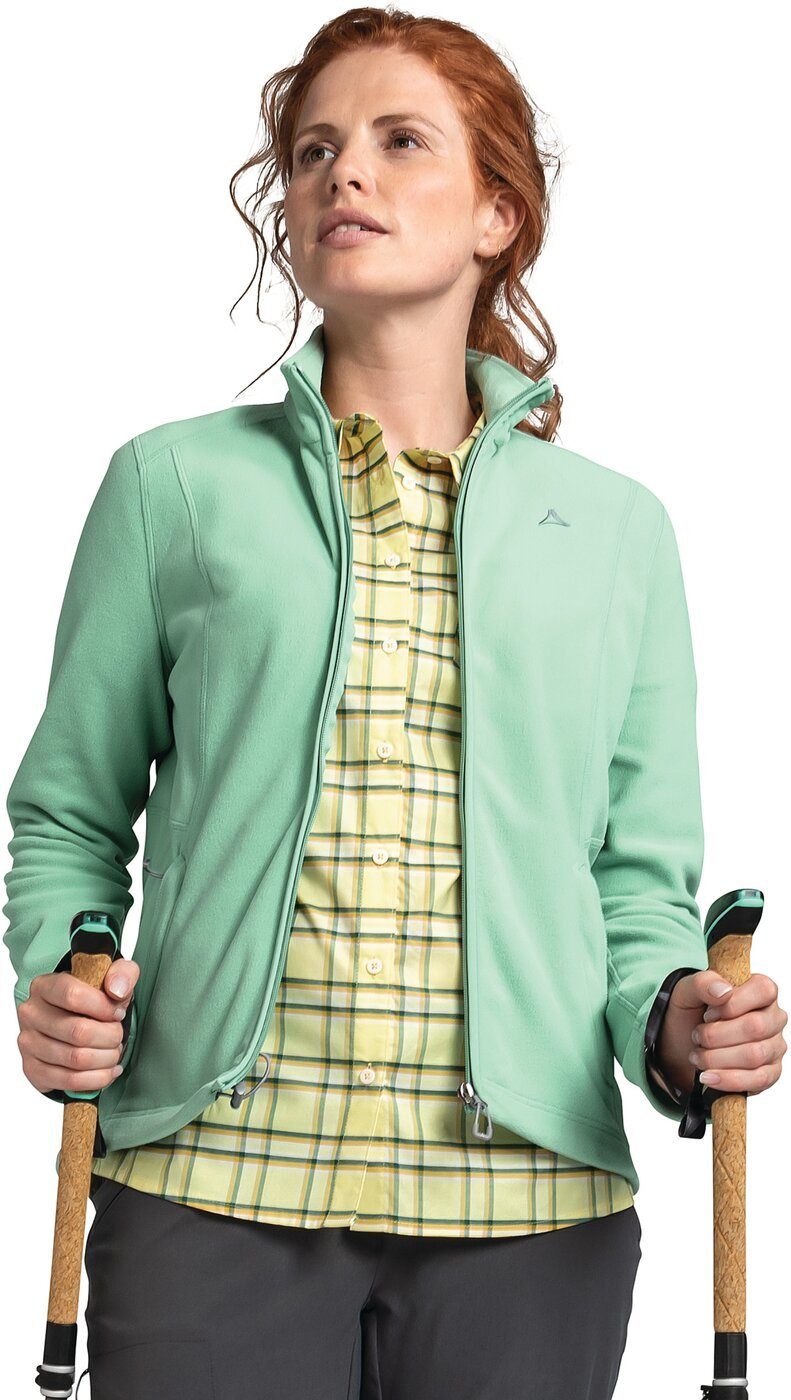 Leona3 Schöffel MINT Fleece MATCHA Jacket Outdoorjacke