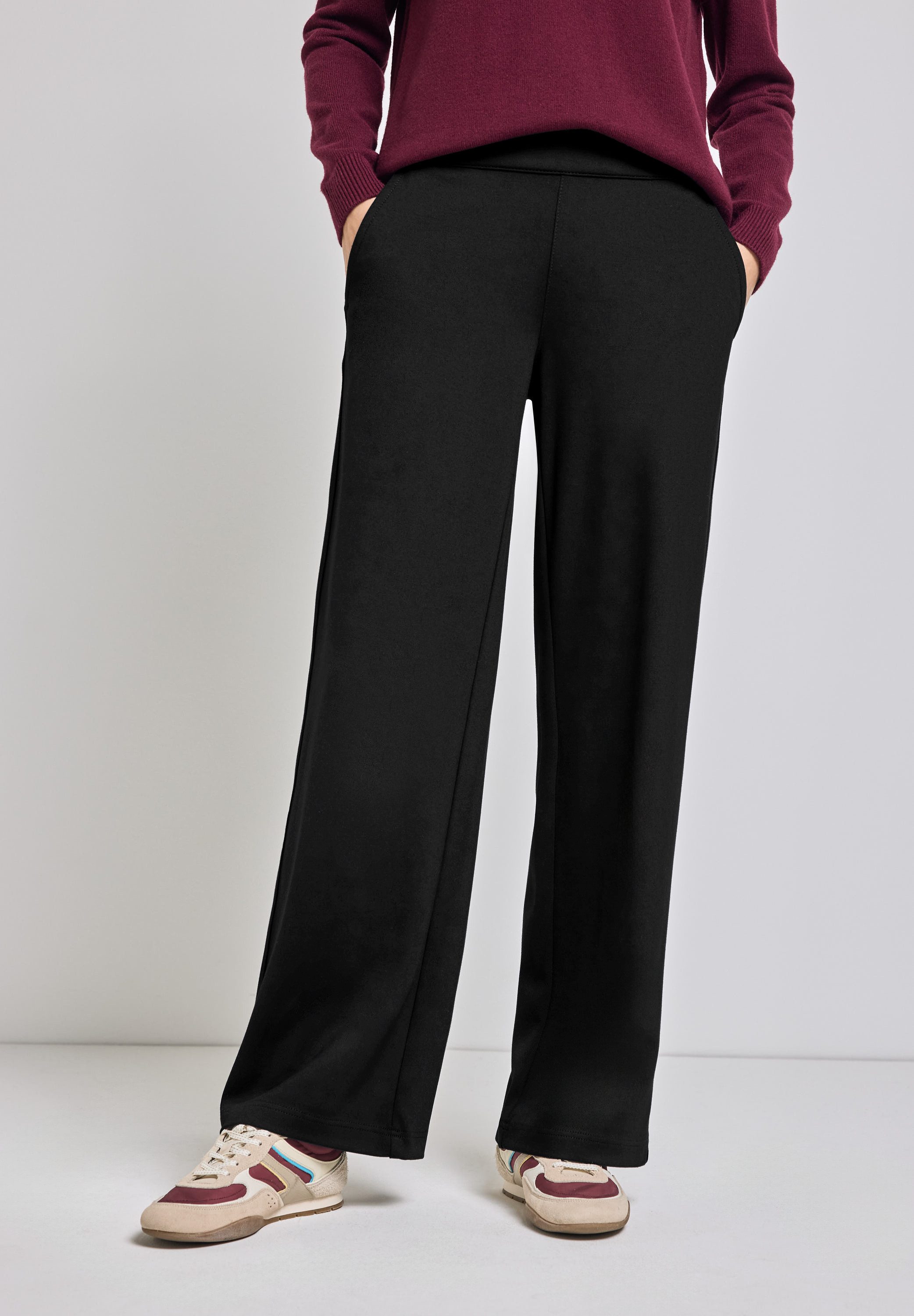 STREET ONE STUDIO Stoffhose mit Wide Legs günstig online kaufen