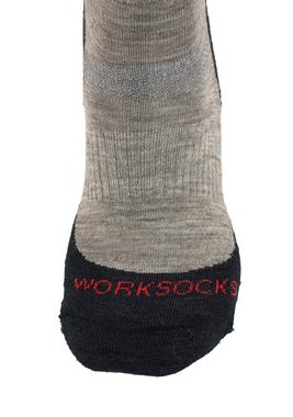 Rogo Socken Worksocks (4-Paar) mit gepolstertem Sohlenbereich