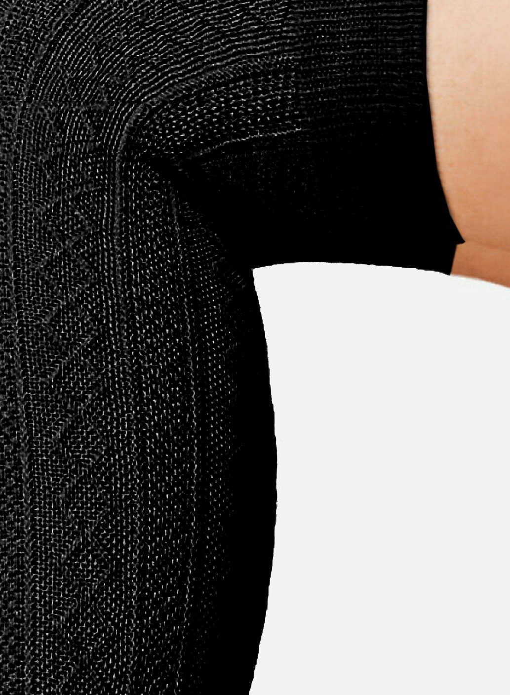 Lycille Overknees elegante Knie- Overknees- Strümpfe aus Acrylgarn 37/41 mit Muster (1 Paar) aus Acrylgarn, Bündchen max. 48 cm Umfang, Gesamtlänge 50 cm ungedehnt