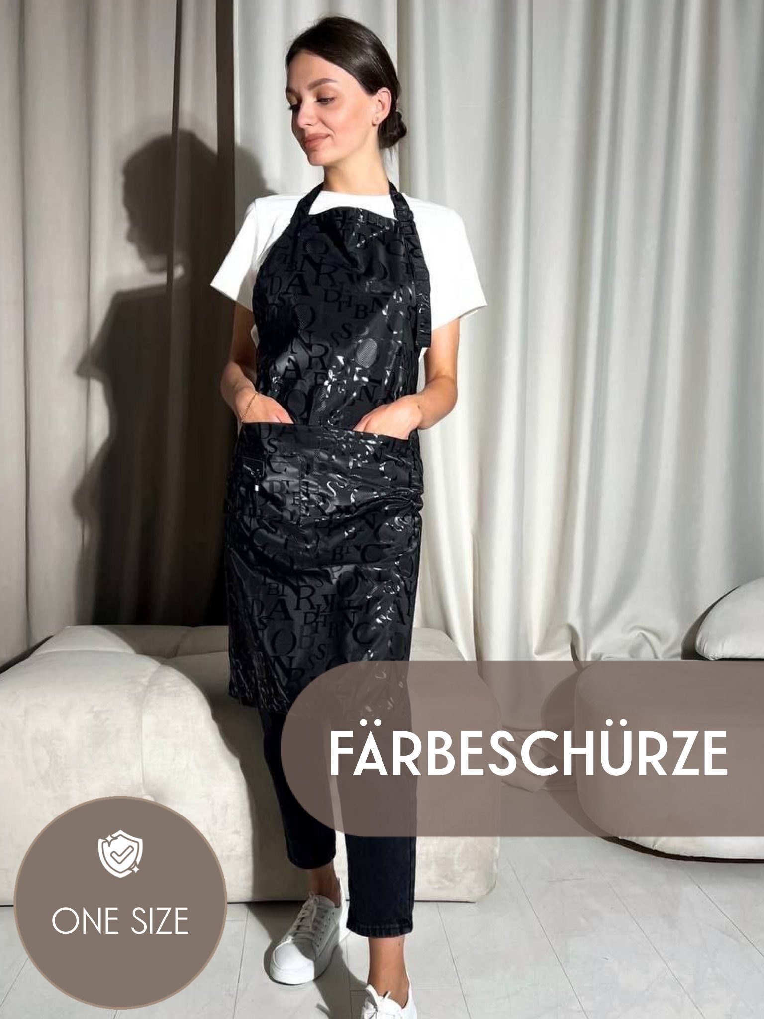 STM Company Kittelschürze Schürze "Letters" mit günstig online kaufen