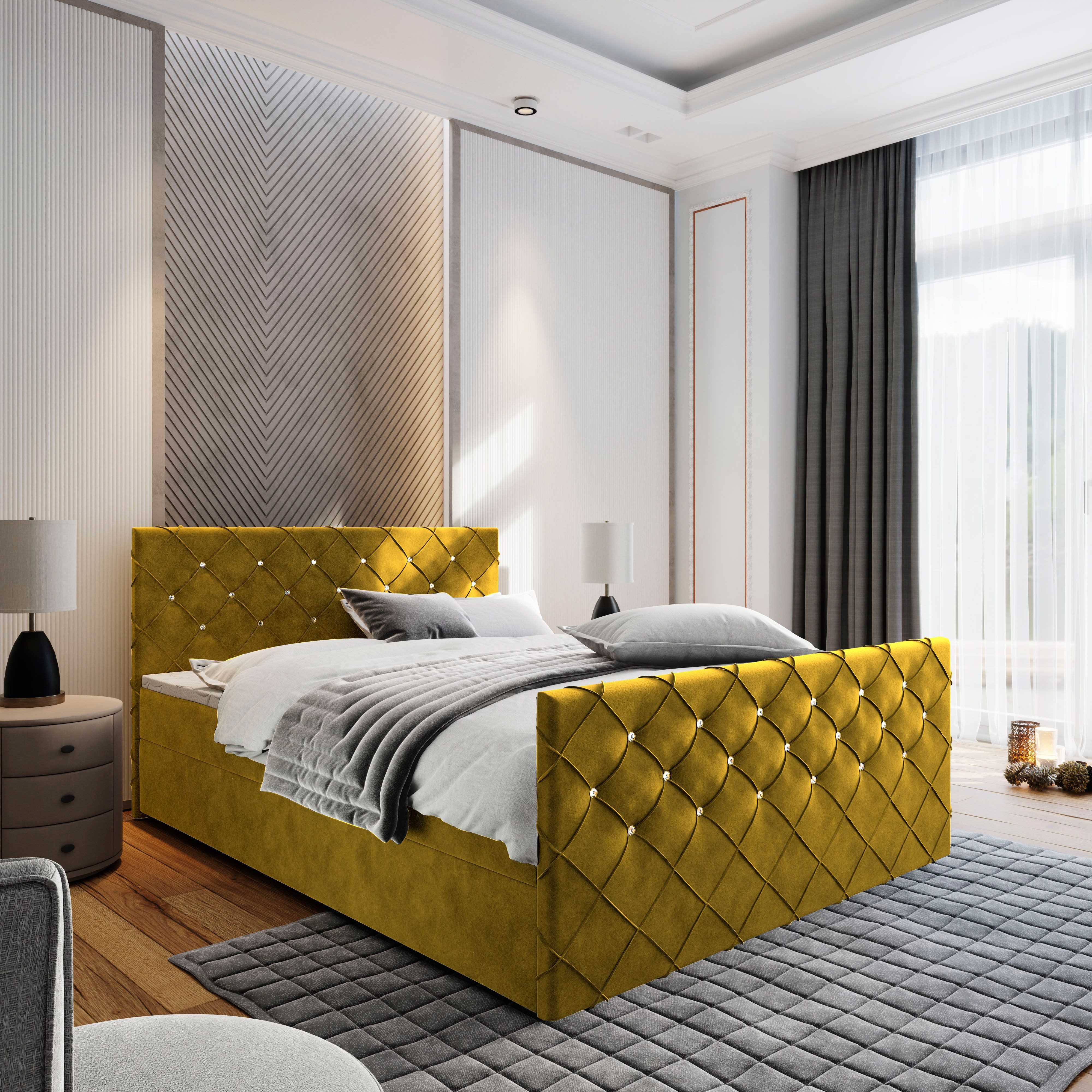 Masseno Boxbett MANDI 160x200 cm mit günstig online kaufen