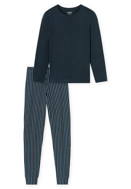 uncover by SCHIESSER Pyjama Basic (Set, 2 tlg) Schlafanzug - Baumwolle - Atmungsaktiv