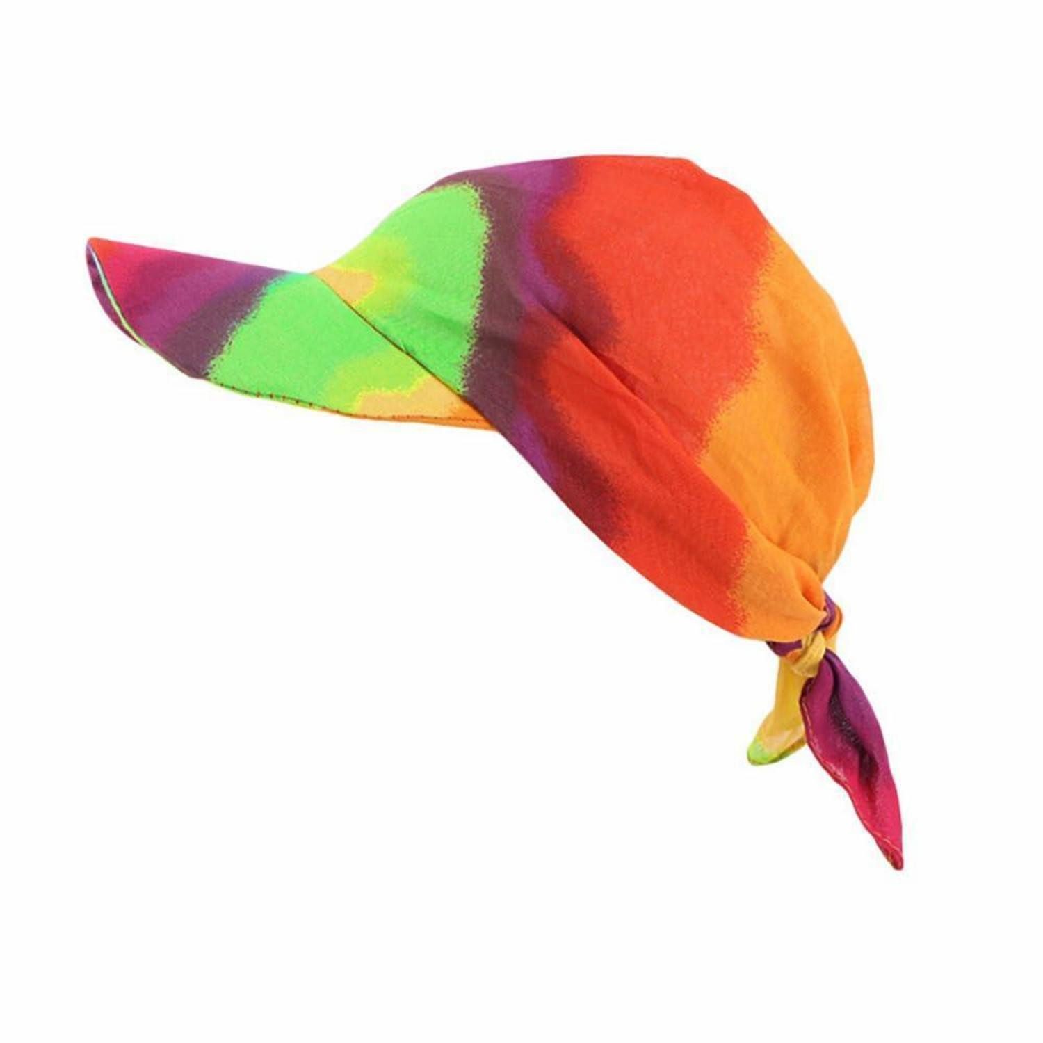 LuxusKollektion Schirmmütze Kopftuch Schal mit Krempenvisier Regenbogen (1-St)