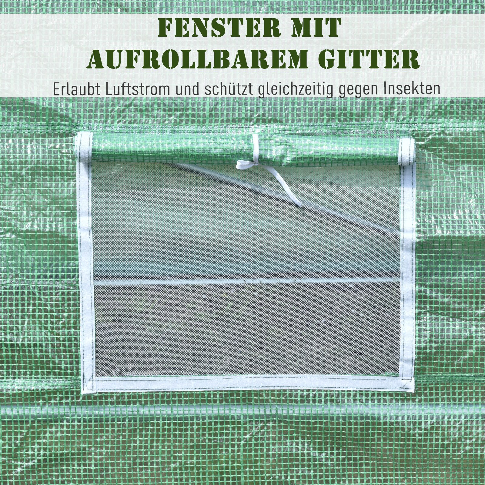 Outsunny Foliengewächshaus Foliengewächshaus