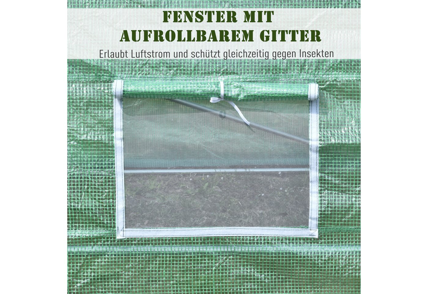 Outsunny Foliengewächshaus Foliengewäc... Outsunny Foliengewächshaus Foliengewäc...