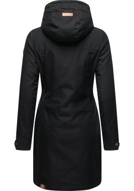 Ragwear Wintermantel Jannisa stylischer Damen Winterparka mit Kapuze