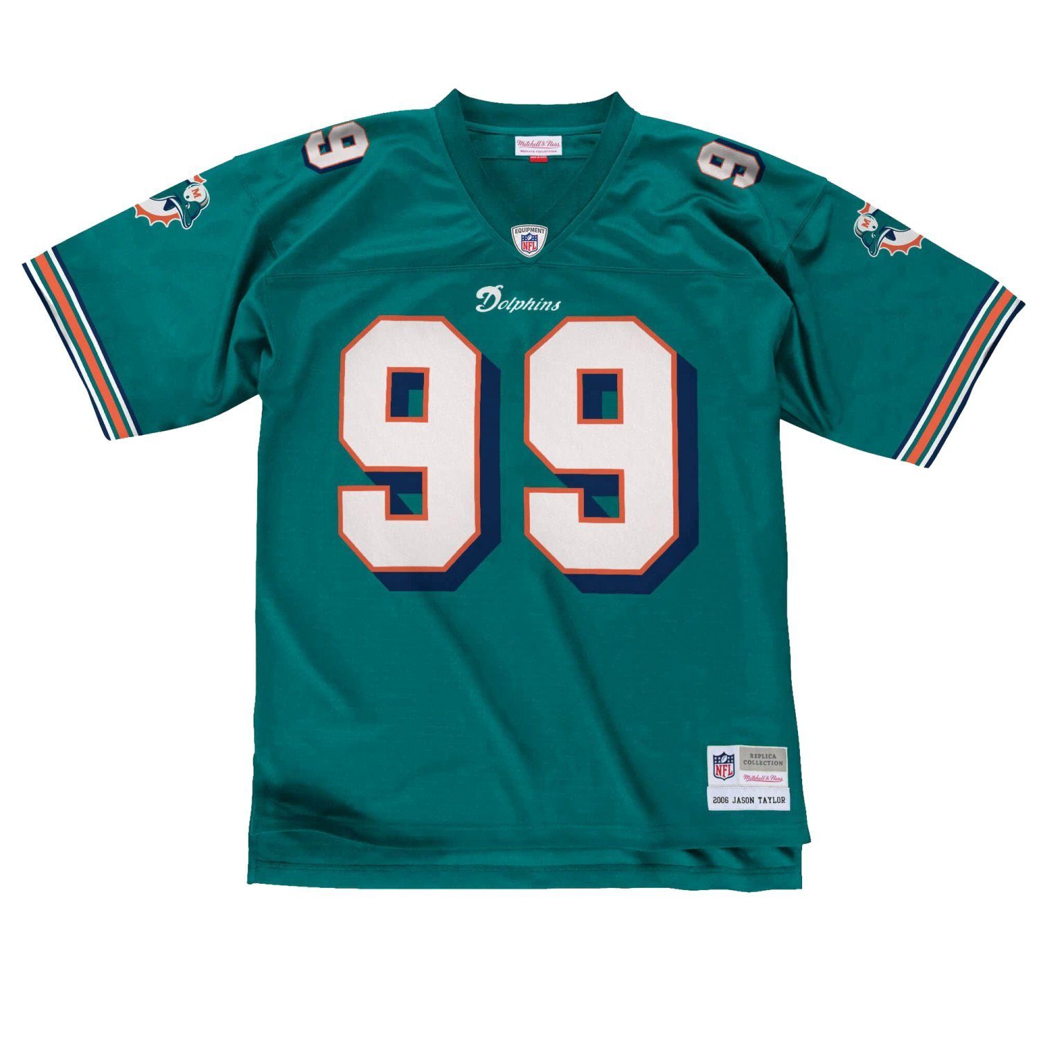 Mitchell & Ness Footballtrikot NFL Legacy Jersey Miami Dolphins 2006 Jason Taylo