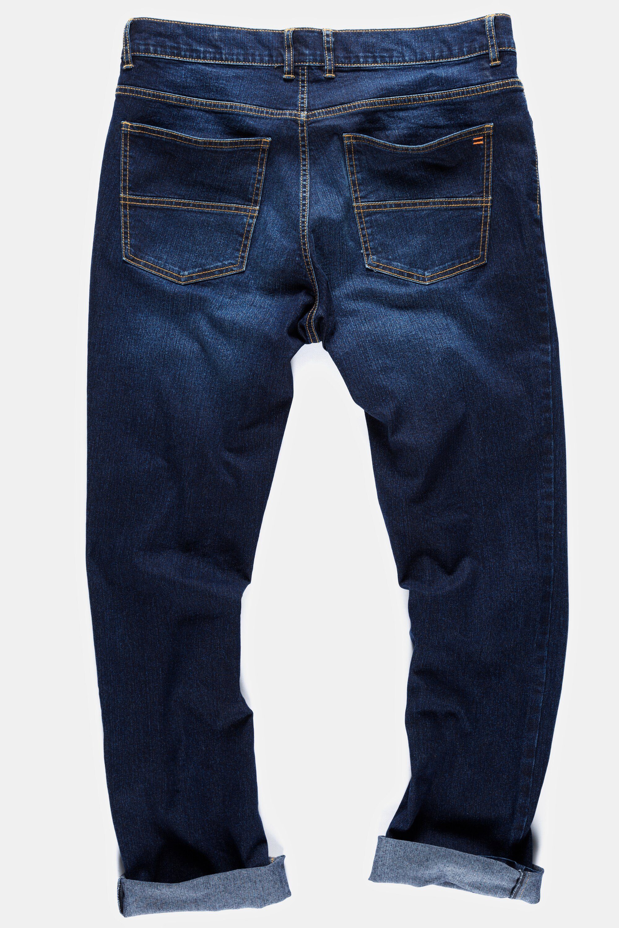 Pocket Regular Bauch STHUGE 5 Jeans STHUGE blue Fit denim dark 5-Pocket-Jeans Fit