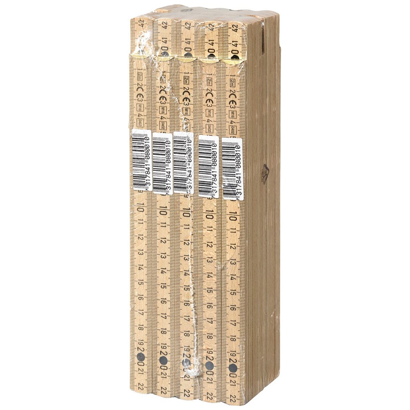 Hultafors Zollstock 10 x Hultafors Zollstock Gliedermaßstab 2 Meter, Farbe nach Wahl