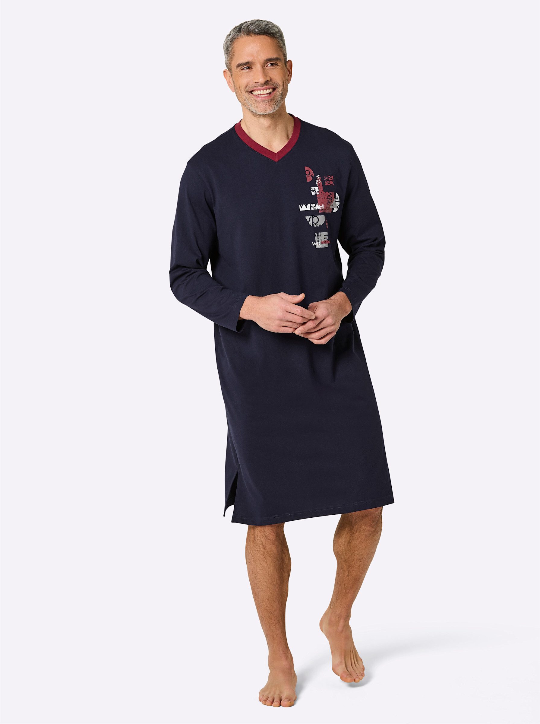 Witt Unterhemd Nachthemden Langarm (2-St) Länge ca. 115 cm