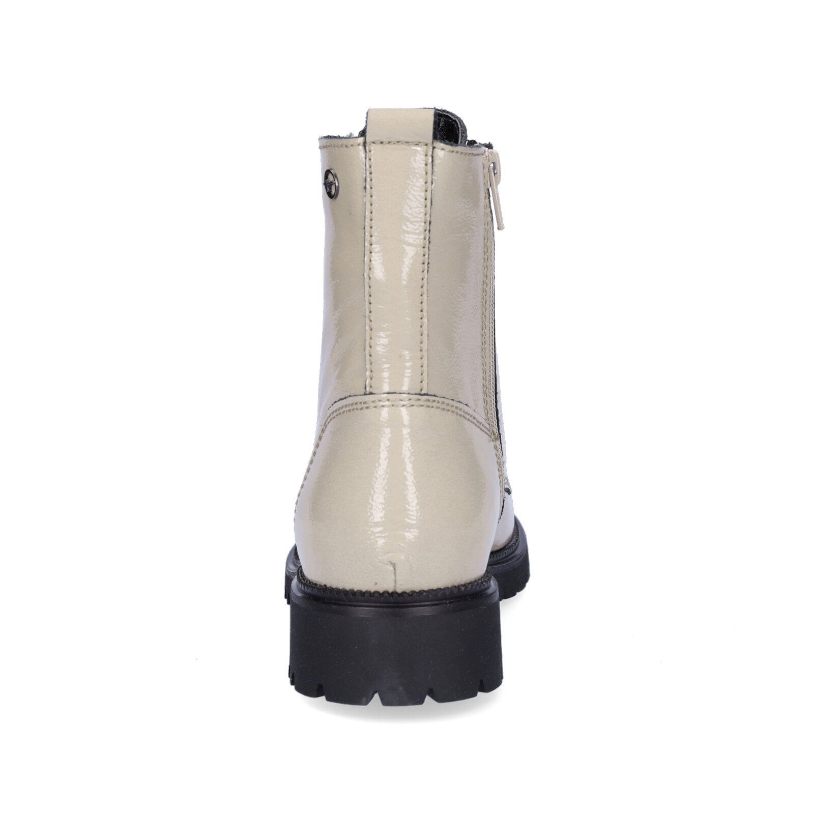 Tamaris Tamaris Damen Schnürboot beige Lack Schnürboots