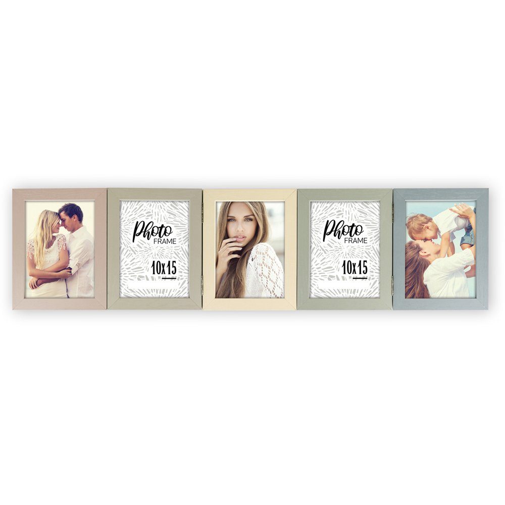 matches21 HOME & HOBBY Bilderrahmen Klapprahmen Holz Bilderrahmen rechtecki günstig online kaufen