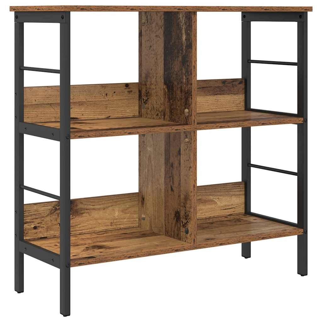vidaXL Bücherregal Bücherregal Altholz 82 x 32 x 79 cm Holzwerkstoff, 1-tlg günstig online kaufen