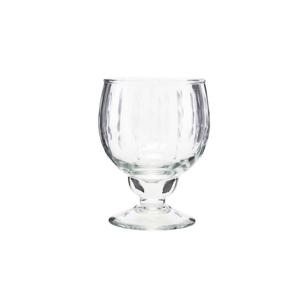 House Doctor Weinglas Weiß Vintage, Glas
