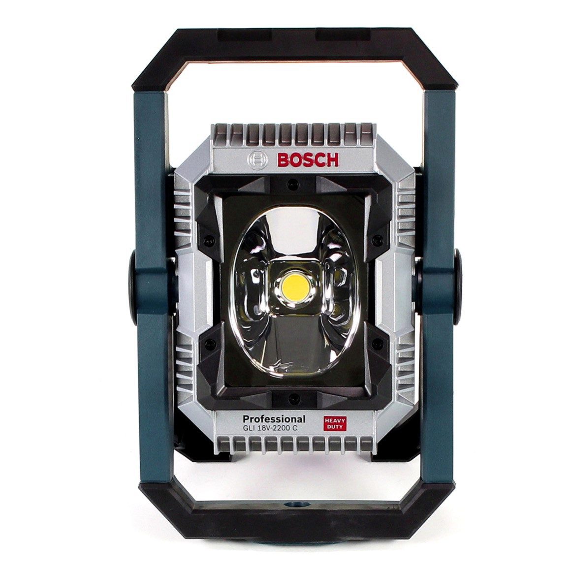 Bosch Professional Baustrahler GLI 18V-2200 C Akku Lampe 18V 2200lm Bluetooth (0601446501) + 2x 2