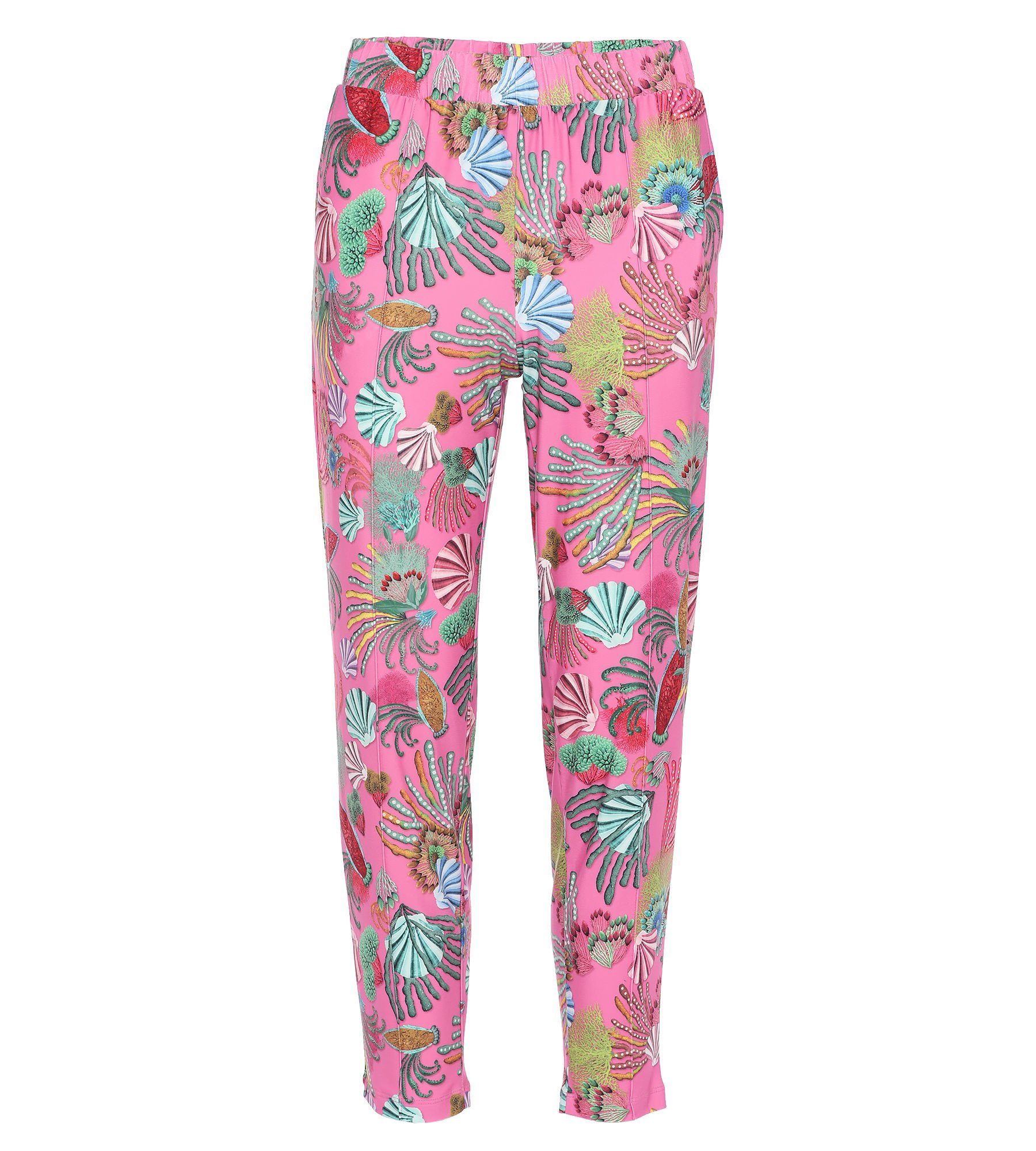 Edwina Eidtmann Stoffhose Druckhose mit floralem Aufdruck