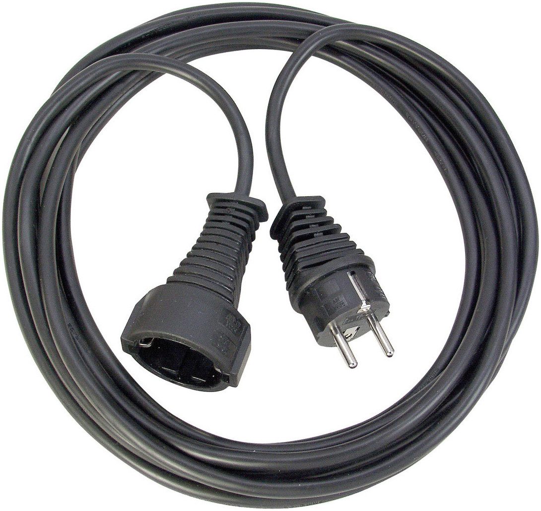 Brennenstuhl H05VV-F 3G1,5, 25 m Verlängerungskabel, Typ EF (Konturenstecker) (2500 cm)