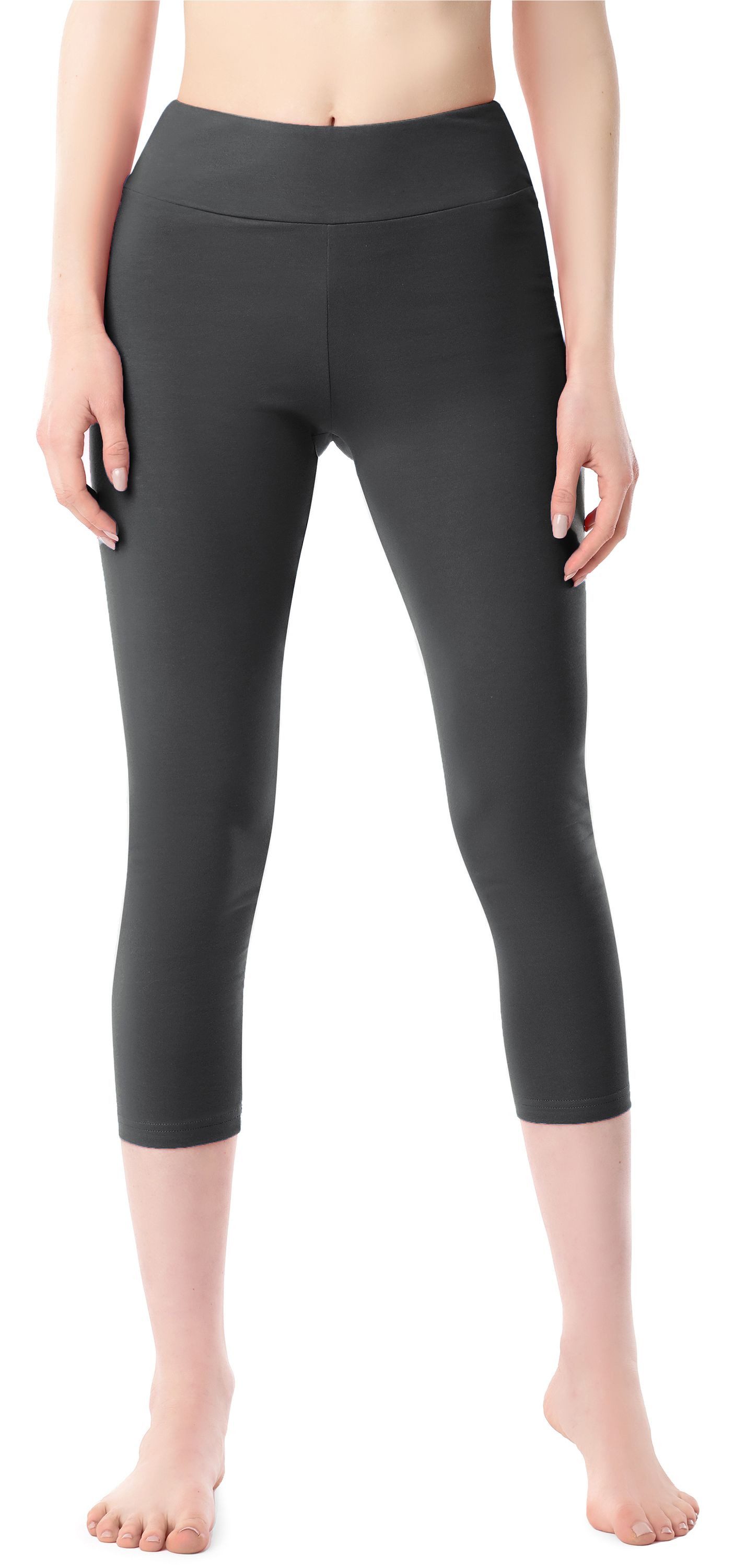 Leggings Damen 3/4 Capri Hose MS10-430