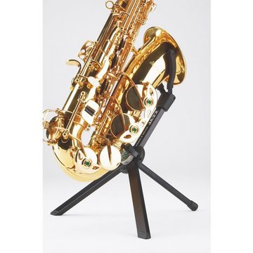 König & Meyer Musikinstrumentenständer, (14330 Saxophonständer Jazz schwarz, Eb-Alt-Saxophon), 14330 Saxophonständer Jazz schwarz, Eb-Alt-Saxophon - Ständer für Ho