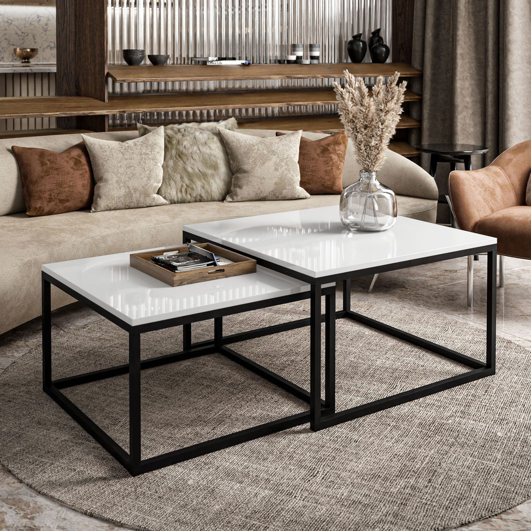 Lookway Couchtisch Yoshi 2in1 mit Hochglanz günstig online kaufen