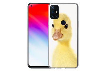 MuchoWow Handyhülle Ente - Küken - Süß - Kinder - Mädchen - Jungen, Phone Case, Handyhülle OnePlus Nord N10 5G, Silikon, Schutzhülle