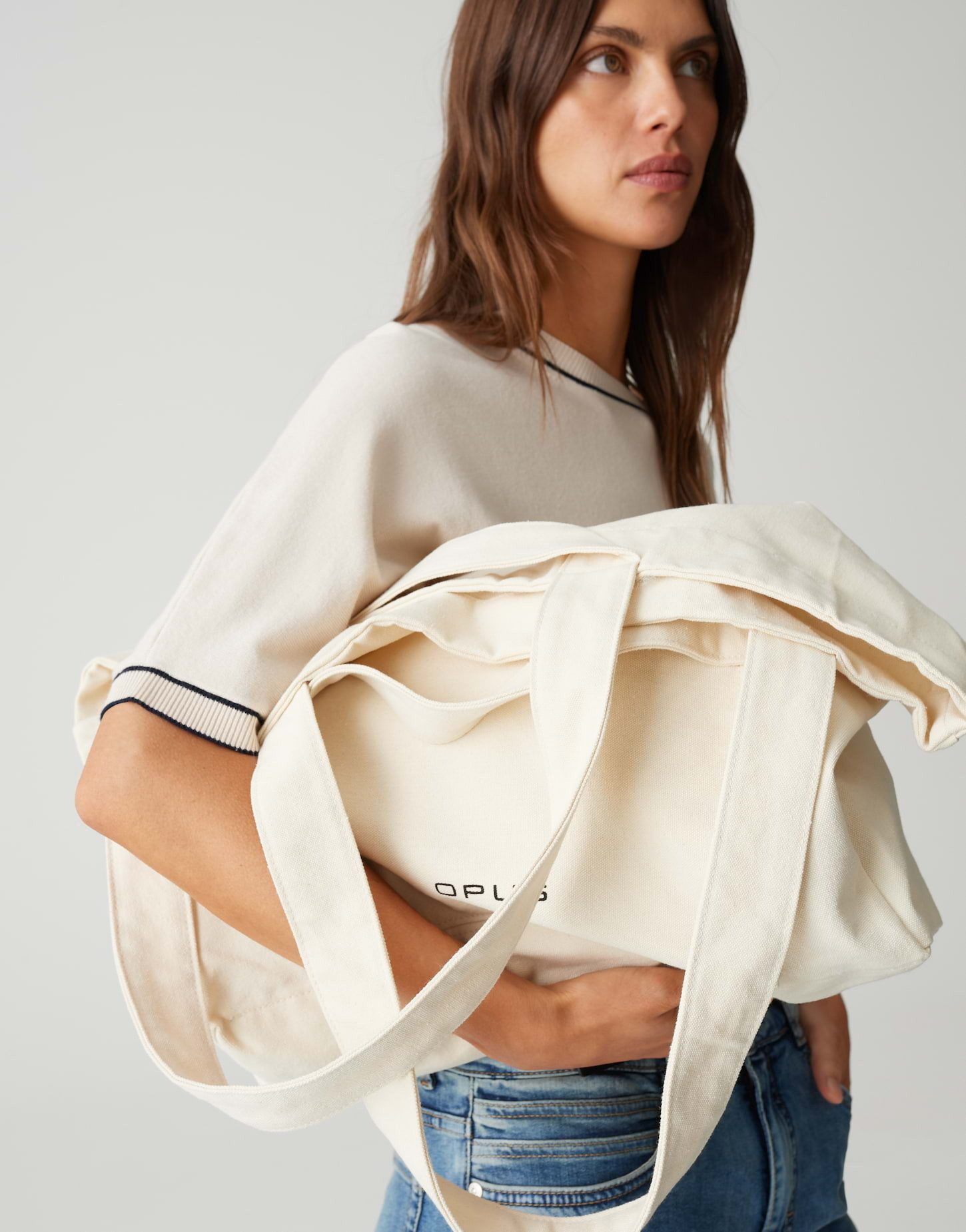 OPUS PANTS Shopper ADAILY aus nachhaltigem Baumwoll Mix