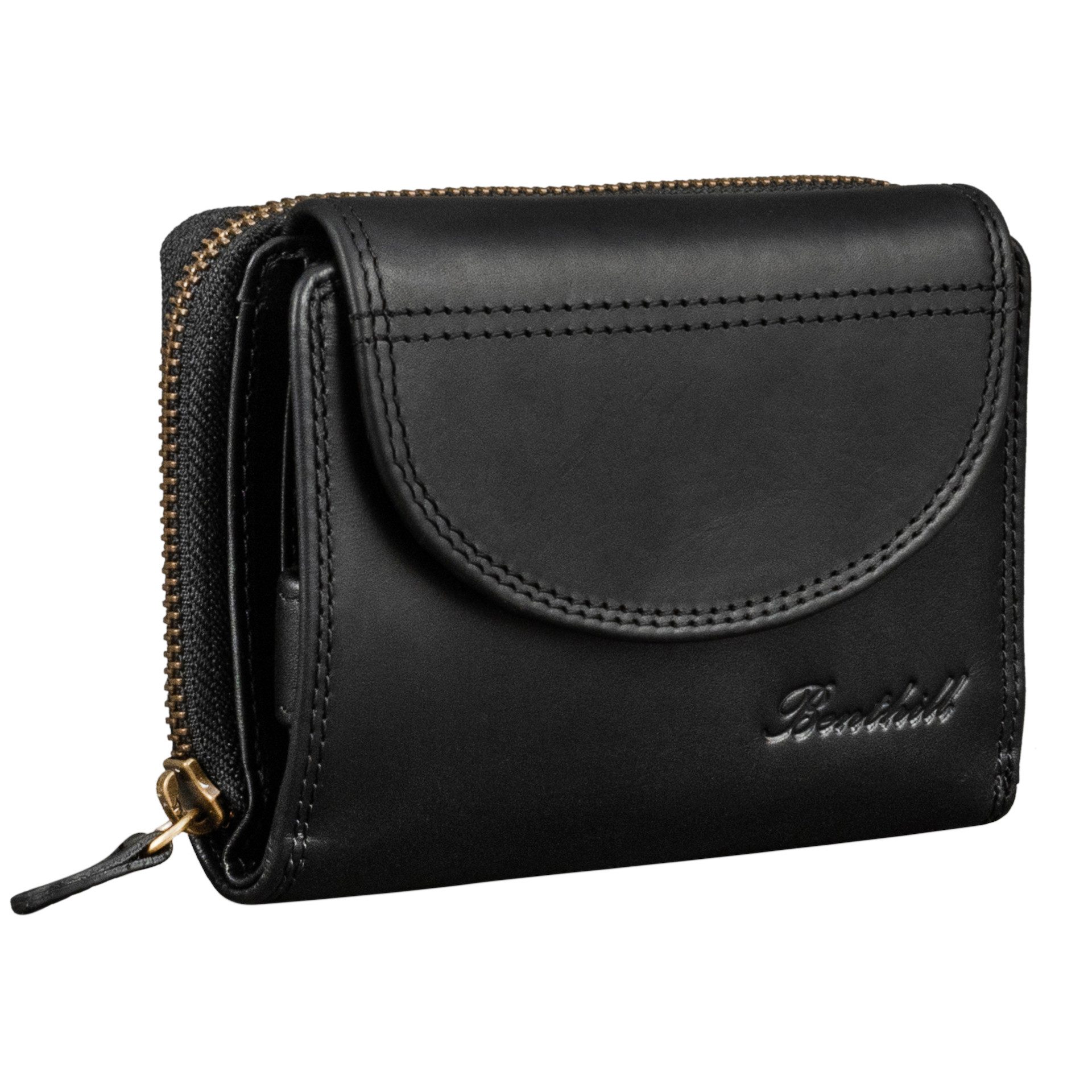 Benthill Geldbörse Damen Echtleder Kompakte Lederbörse Frauen Geldbeutel vi günstig online kaufen