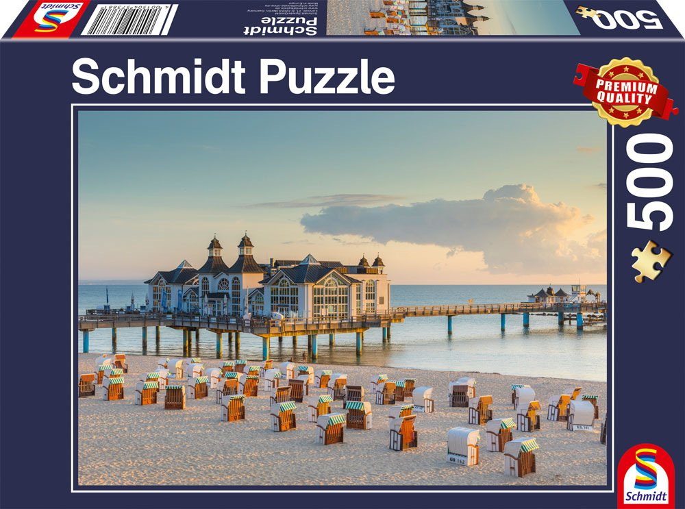 Schmidt Spiele GmbH Puzzle 500 Teile Schmidt Spiele Puzzle Ostseebad Sellin  57388, 500 Puzzleteile