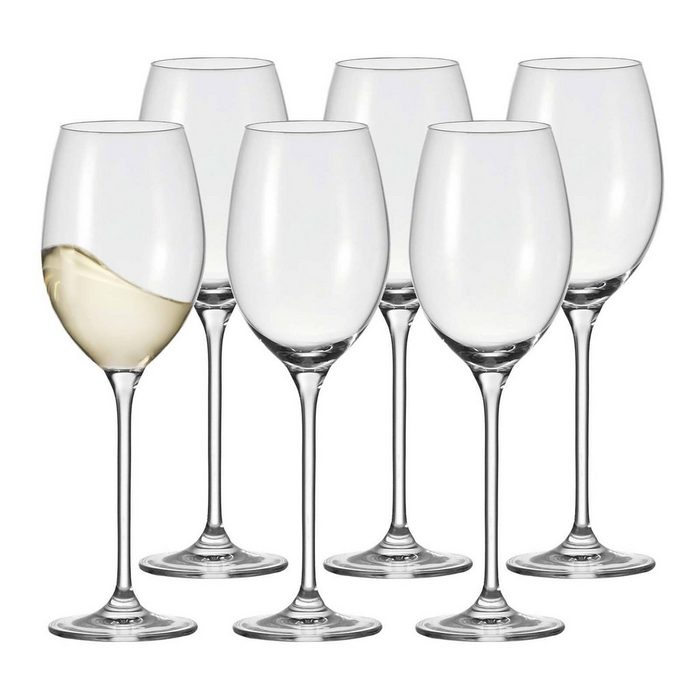 LEONARDO Weißweinglas Cheers Weißweingläser 170 ml 6er Set Glas