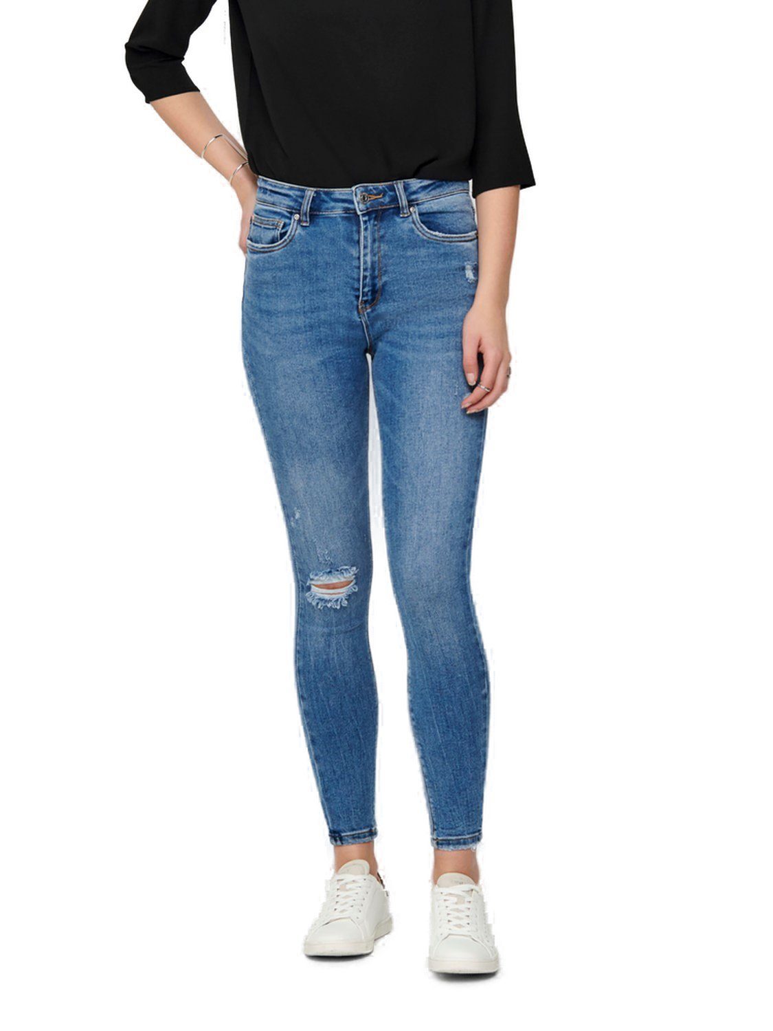 ONLY Skinny-fit-Jeans ONLMILA HW SK ANK DNM BJ139944 mit Stretch